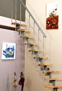 Modulové schody STYLE 1/4 lomené