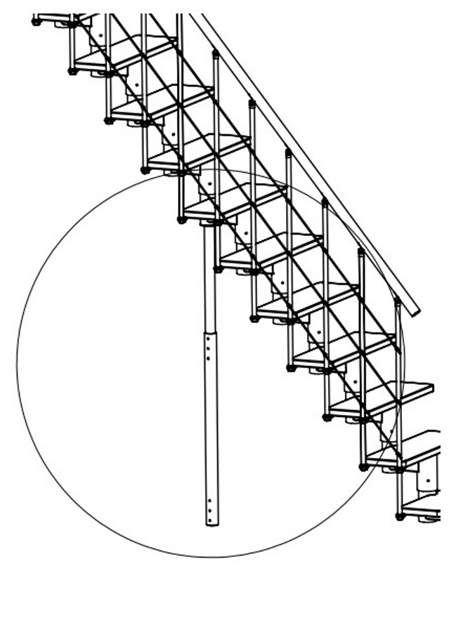 Podpěrný sloup COMFORT TOP