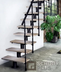 Modulové schody DIXI, 40mm, šířka 70cm