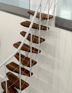 Mlynářské schody NIZZA WHITE