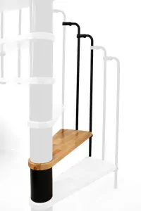 Dodatečný stupeň Paris 140 grey