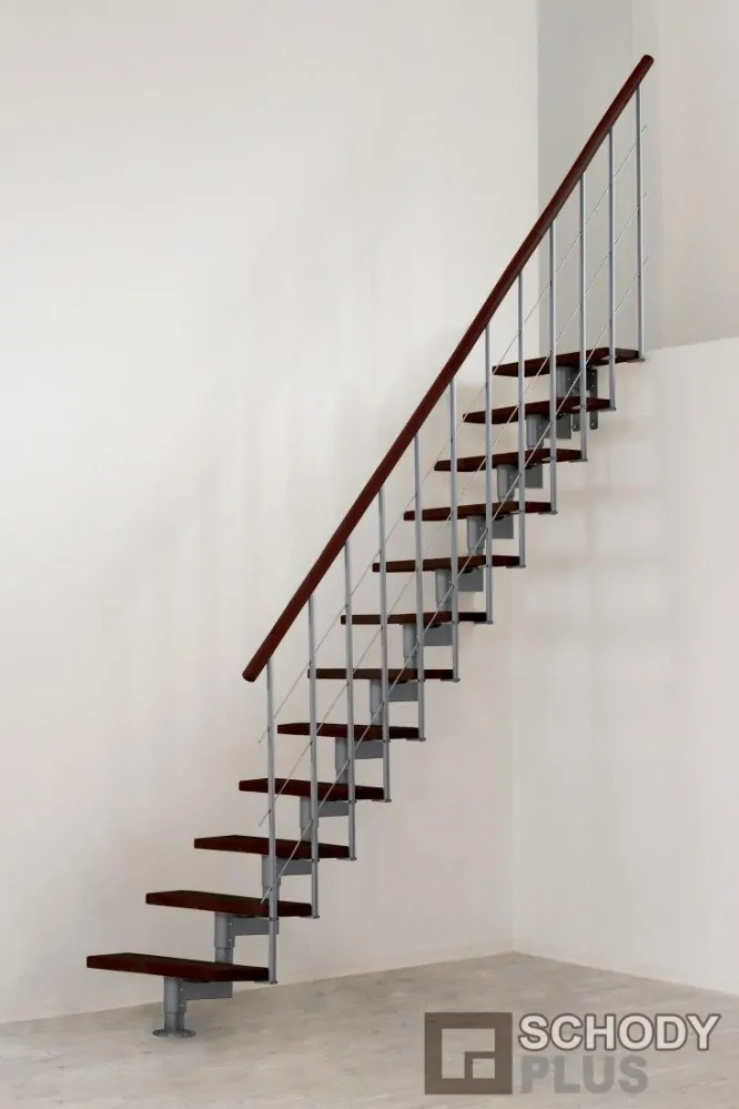 Modulové schody STYLE WALNUT přímé