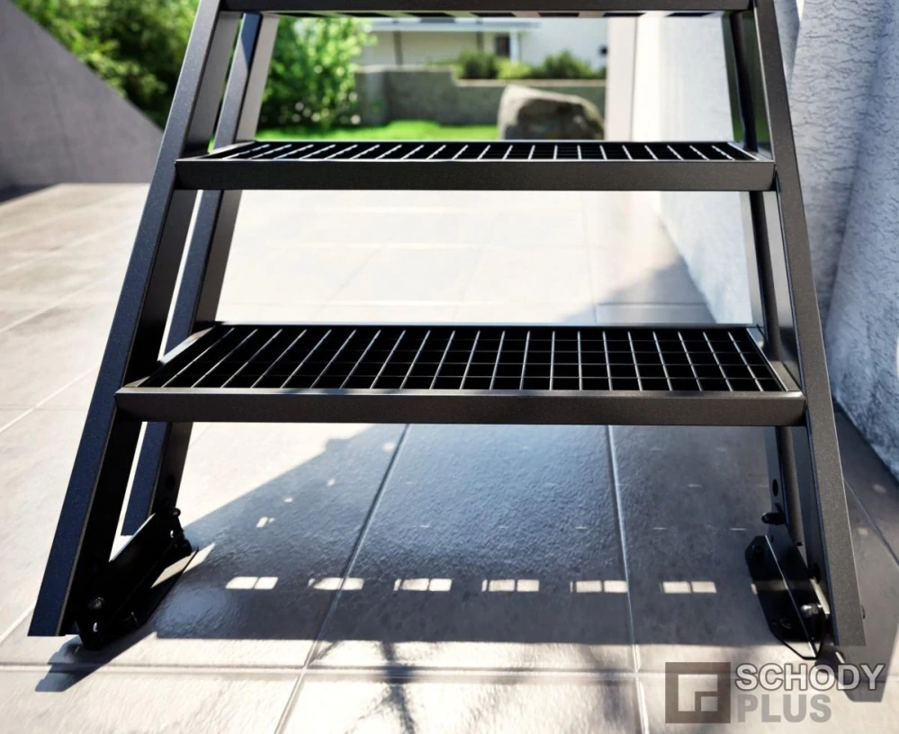 Flex Grid Zink 6 - roštové schody