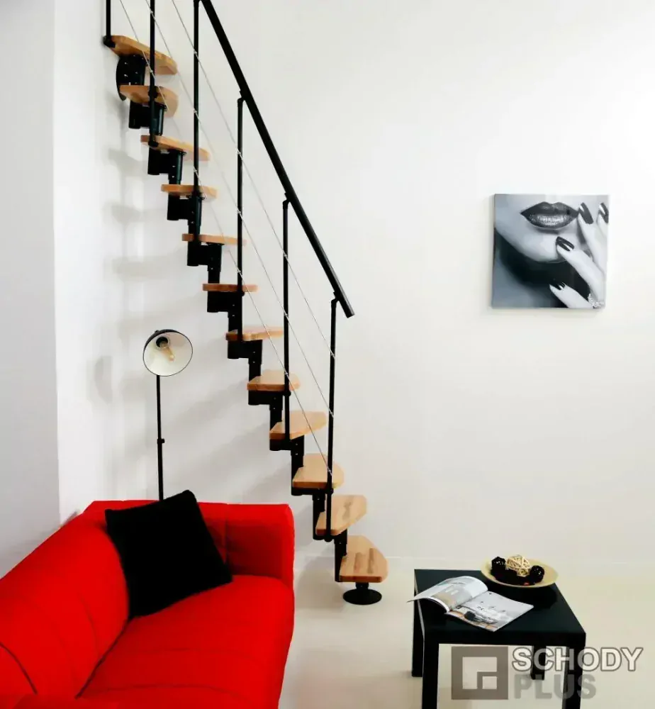 Mlynářské schody NIZZA Black