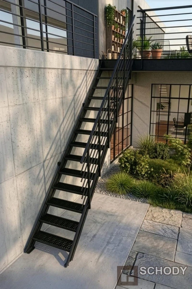 Flex Grid Zink 6 - roštové schody