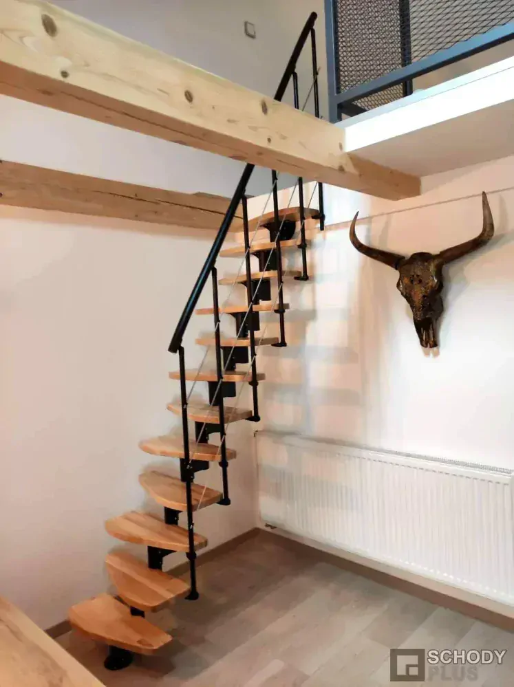 Mlynářské schody NIZZA Black