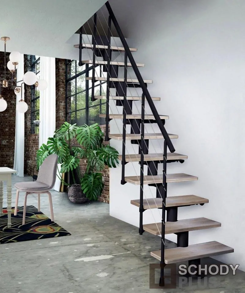 Modulové schody DIXI, 40mm, šířka 70cm