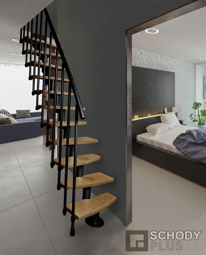 Mlynářské schody MINI PLUS VERTICAL