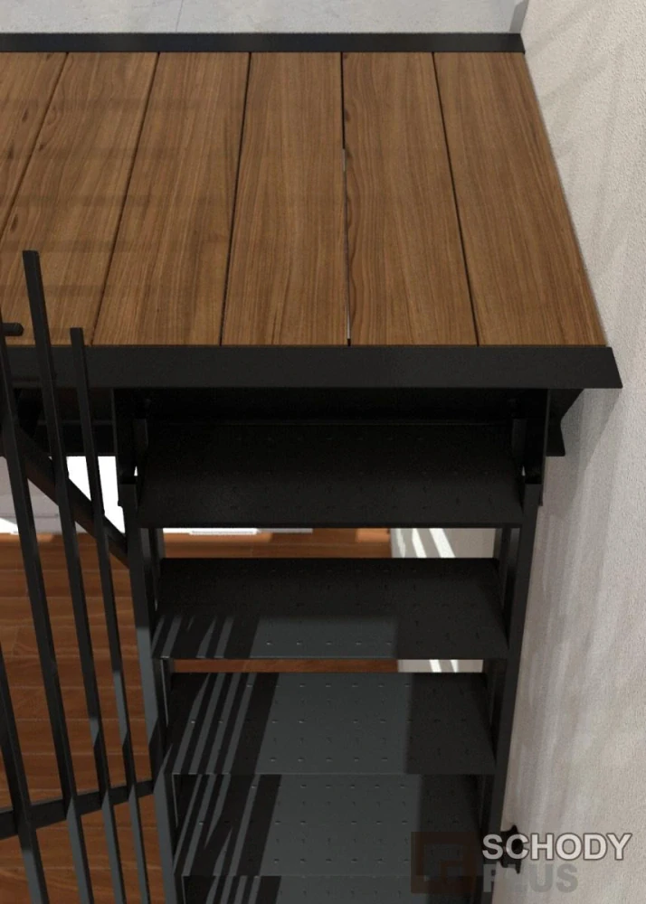 FLEX 10 - stavebnice kovového schodiště