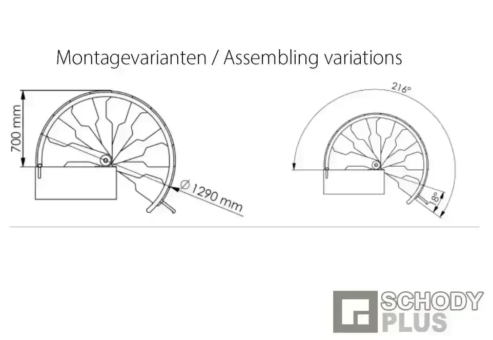 Mlynářské schody Metallica SMART